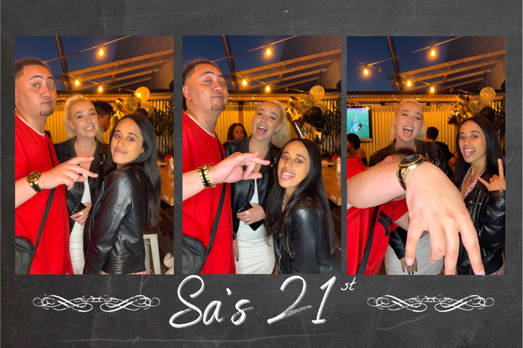 Sa's 21st | View more photos from the event at gallery.photobooth.co.nz/u/SelfieCentral/Sas-21st